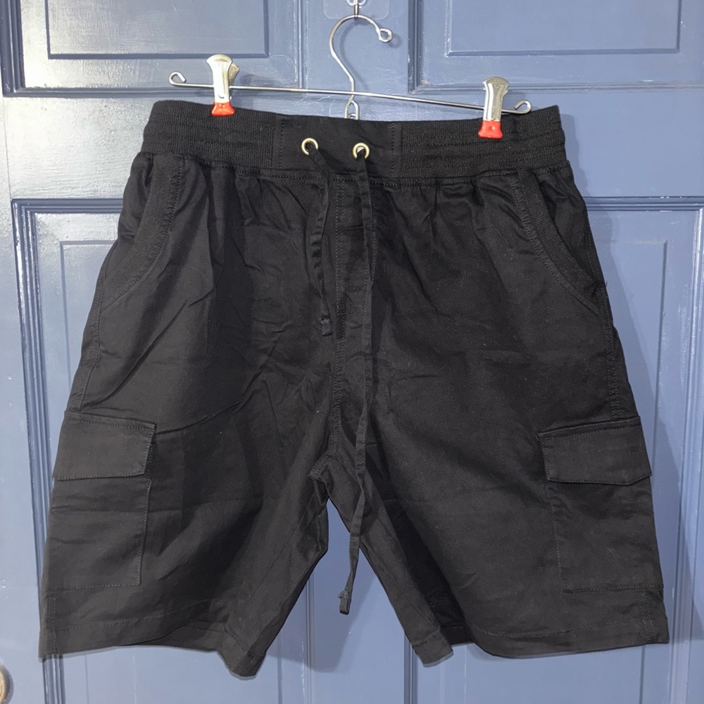 Women's Black Cargo Shorts